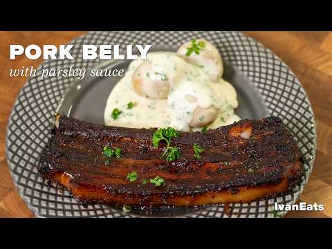 Pork Belly with Potatoes and Parsley Sauce: My Version of a Danish Classic