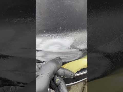 How to repair a DEEP bumper scuff ❓ #smartrepair #carpaintrepair #detailing