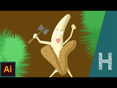 Бамбук паттерн в Adobe Illustrator