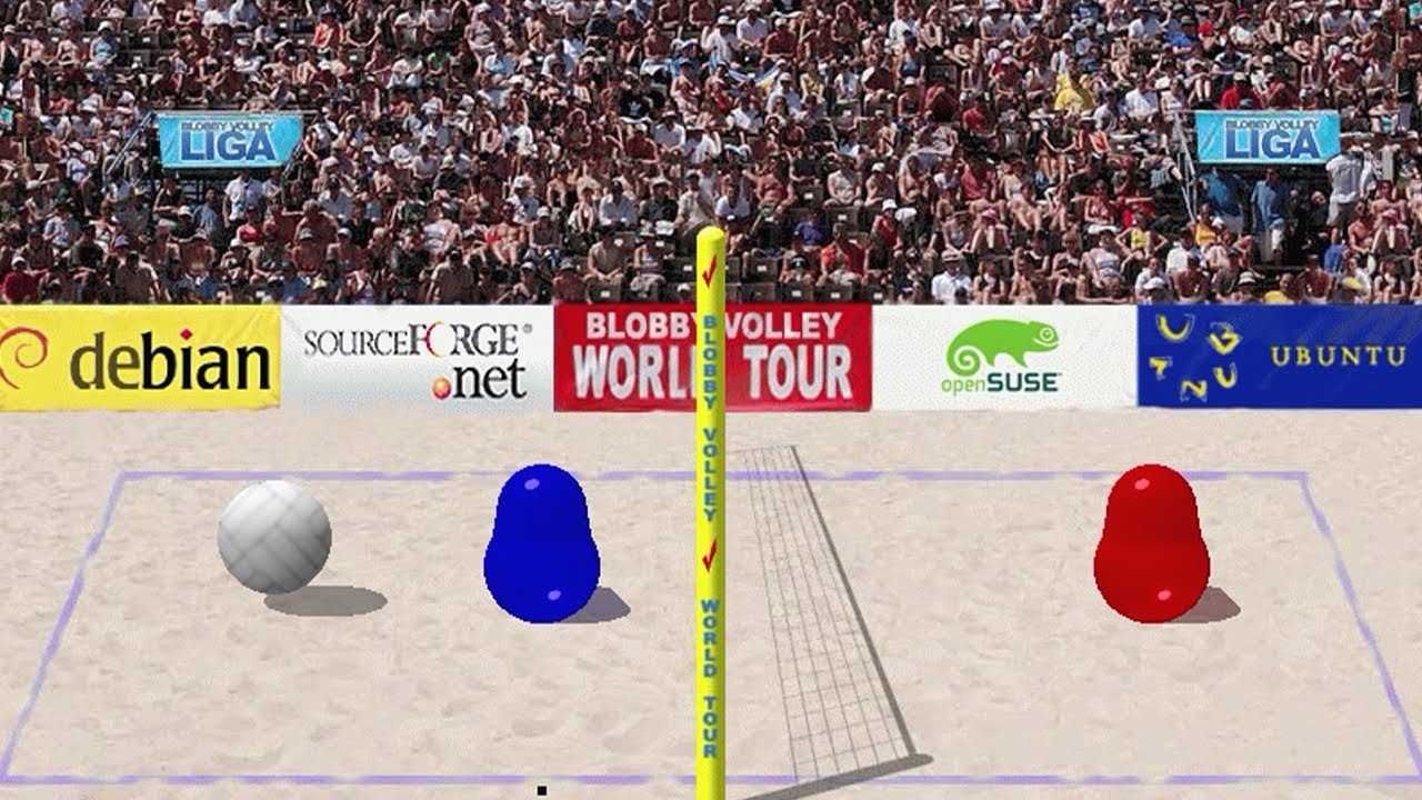 Blobby Volley 2 (PC) - Gameplay | No Commentary