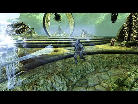 Karstaag vs Ebony Warrior&Miraak (Legendary) | Skyrim