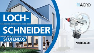 VARIOCUT Universal-Lochschneider für Hohlwandbaustoffe