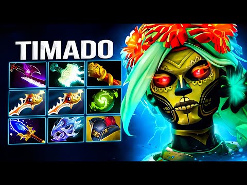 TIMADO on CARRY MUERTA.. 33 Kills with RIGHT CLICK - TIMADO Muerta Dota 2