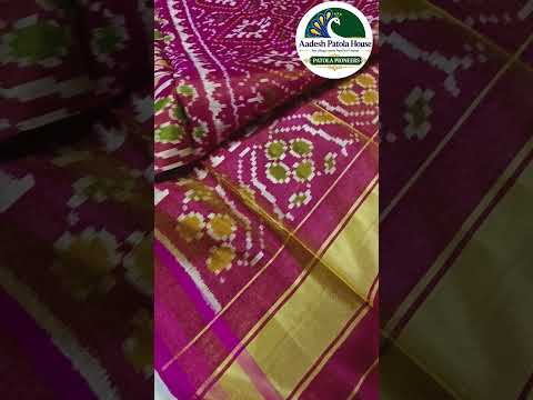 Pink & White Chandabhat Motifs Tissue Patola Chaniya Choli Set