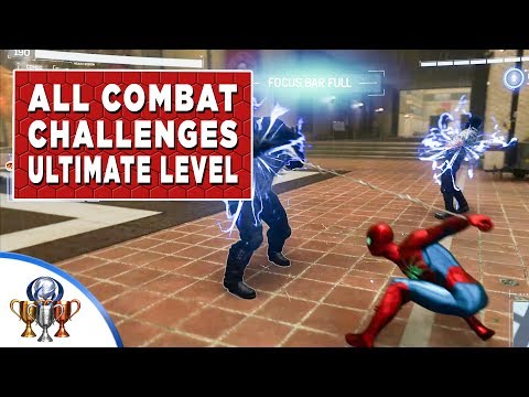 Spider-Man (PS4) All Combat Challenges - Gold Ultimate Level Walkthrough