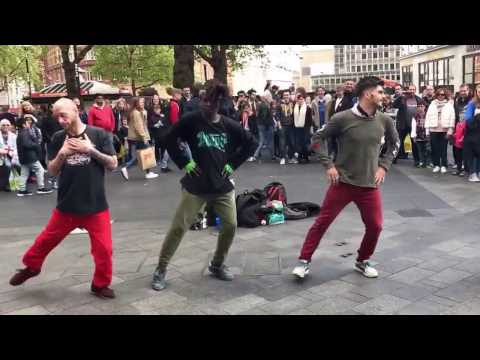 Live; London's street dance, breakdance - GANGNAM style PSY HD
