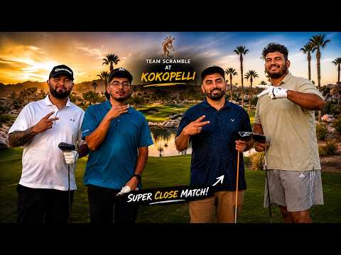 Kokopelli Golf Team Scramble with Pablo, Louie & John  | Bomb Drives, Clutch Putts & Good Times😂⛳️