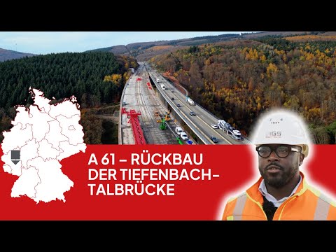 6-streifiger Ausbau der A 61, Start des Rückbaus der Talbrücken