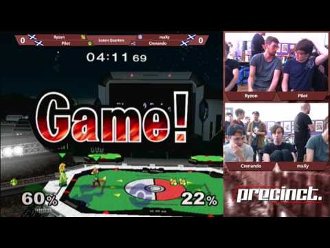 Precinct July - Ryzon + Pilot Vs. maXy + Crenando Melee Doubles Losers Quarters