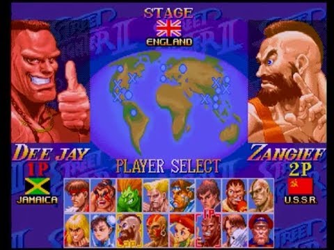 【スト2／スパ2X】ハジ (ディージェイ) vs グンゼ (ザンギエフ) 30先 part1【SSF2X／SSF2T】