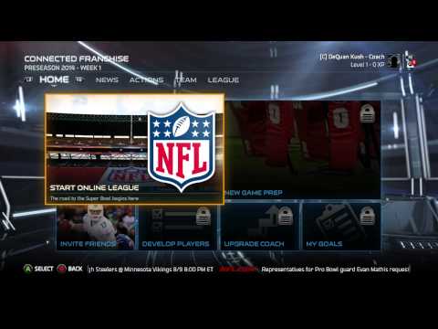 Madden 15 Online Connected Franchise Ep: 1 - JOIN NOW!!