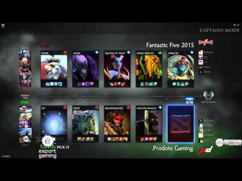 Fantastic 5 vs ProDota - Game 2 - BTS Series EU - Xyclopz