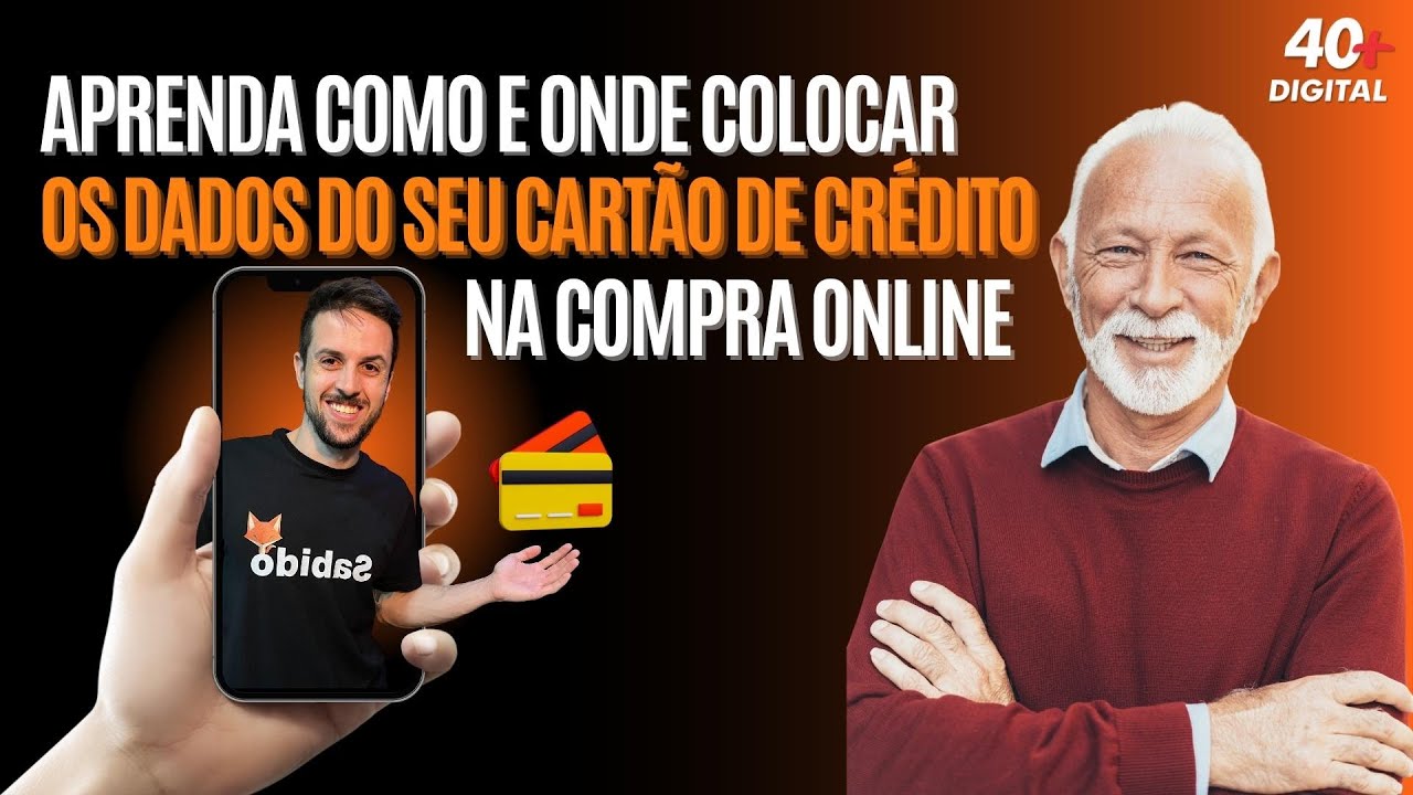 Passo a passo de como preencher os dados do seu cartão de crédito na compra online