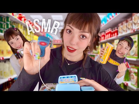 ASMR | A MENINA DO MERCADO ATENDE CLIENTES ALEATÓRIOS 🛒