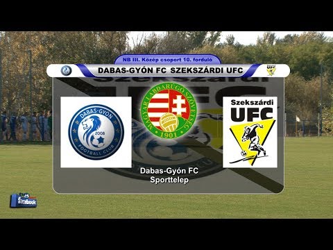 DABAS-GYÓN FC - SZEKSZÁRDI UFC    1 - 1 (0 - 1)