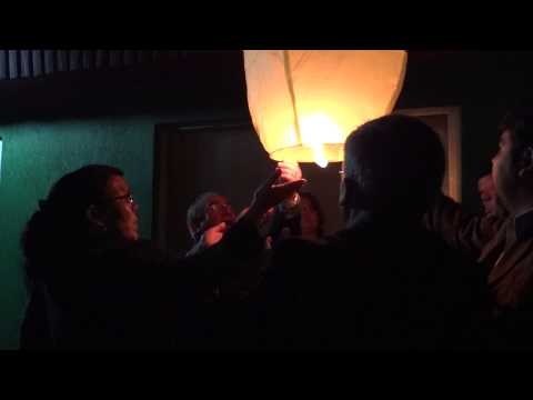 Lanzan globo aerostático en símbolo de paz y unidad en Quirihue.