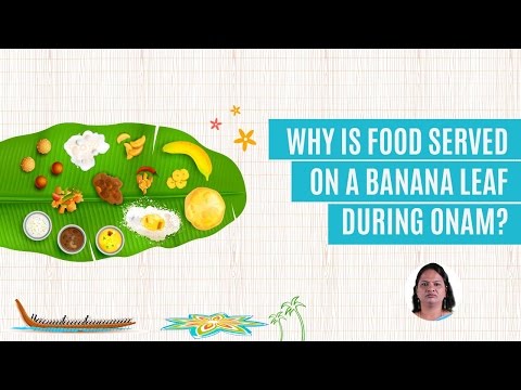 What is the Reason Onam Sadhya is Served On a Banana Leaf?