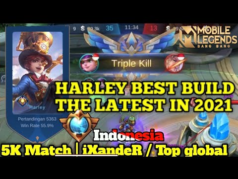 HARLEY BEST BUILD 2021 | Top Global Harley 5K iXandeR  / Mobile Legends
