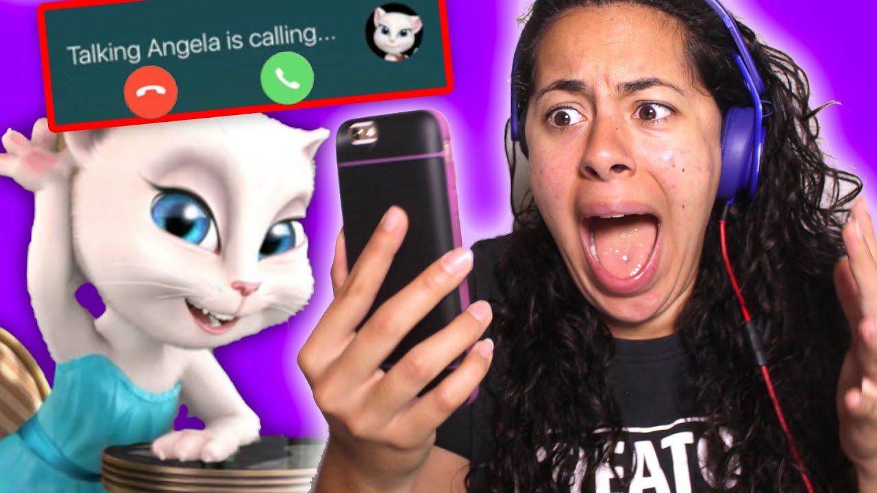 Talking Angela CALLED me on the phone!! (Mystery Gaming)