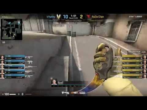 CS:GO POV Demo Vitality ZywOo (24/11) vs FaZe (de_dust2)