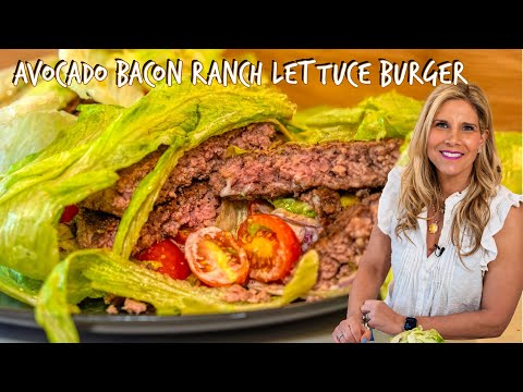 Avocado Bacon Ranch Lettuce Burger Low Carb Heaven!