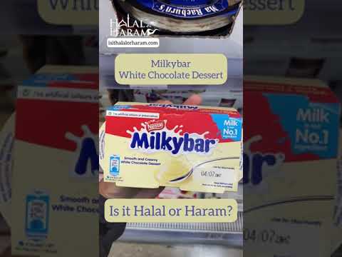 Milkybar White Chocolate Dessert - #shorts #milkybar #isithalalorharam #dessert