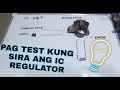Paano mag test kung sira ang iC regulator. (tutorial) #electrical#electrician#ICREGULATOR