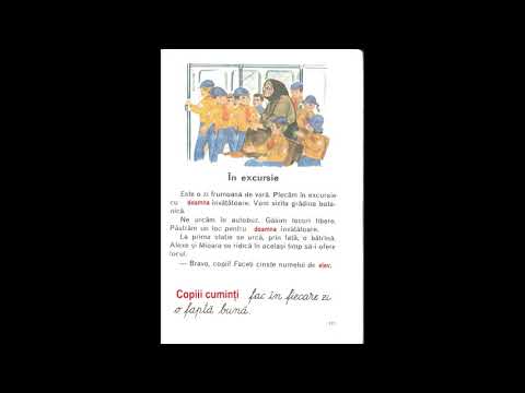În excursie - din Lecturile Abecedarului