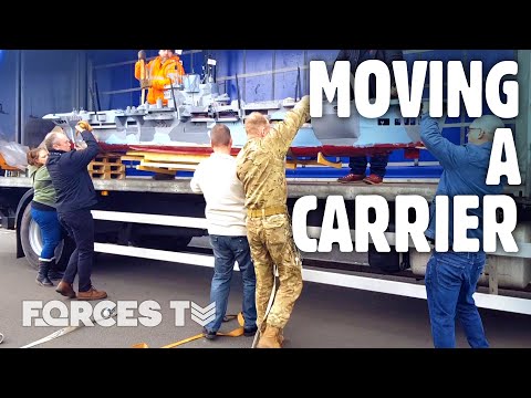 This Is How To Move An Aircraft Carrier... BY HAND | Forces TV