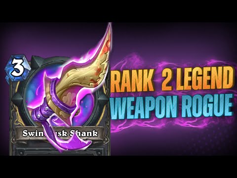 [Hearthstone] RANK 2 LEGEND WEAPON ROGUE (KNMDEHUA) - Secret Rogue (2021)