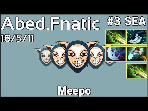 Abed  [Fnatic] Meepo - Dota 2  7.18