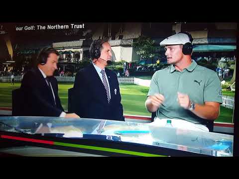 Nick Faldo Didn't Know He Put His Glasses On Upside Down On During Live Interview