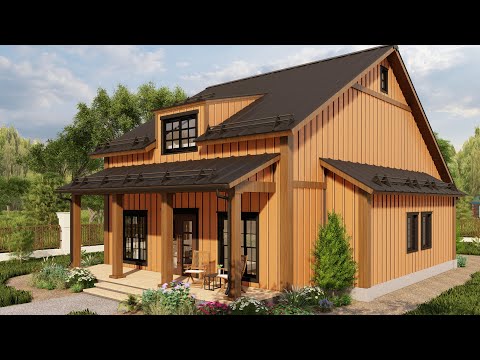 32' x 55' (10m x 17m) Beautifully Designed House With Floor Plan - House Design Idea