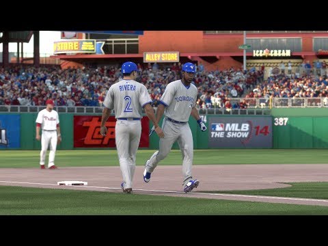 MLB 14: The Show (PS4) Phillies vs Blue Jays Gameplay