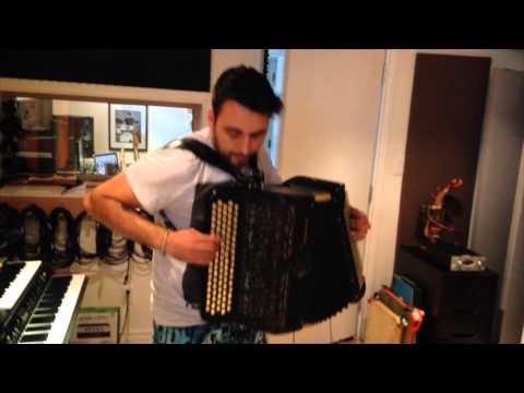 Joao Frade - Portuguese accordion master in Toronto w/ Brownman