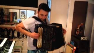 Joao Frade - Portuguese accordion master in Toronto w/ Brownman