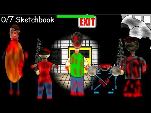 Baldi's Basics Sketch Edition 2: Nightmare Friends