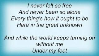 Mary Fahl - In The Great Unknown Lyrics