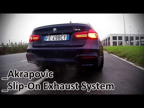 BMW M3 F80 430hp Slip-On by Akrapovic Exhaust System