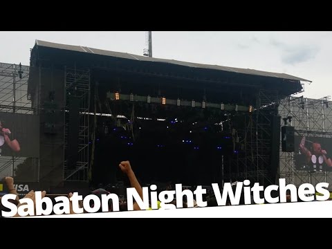 Sabaton - Night Witches Live at Rome 24/07/2016