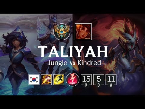 Taliyah Jungle vs Kindred - KR Challenger Patch 8.23
