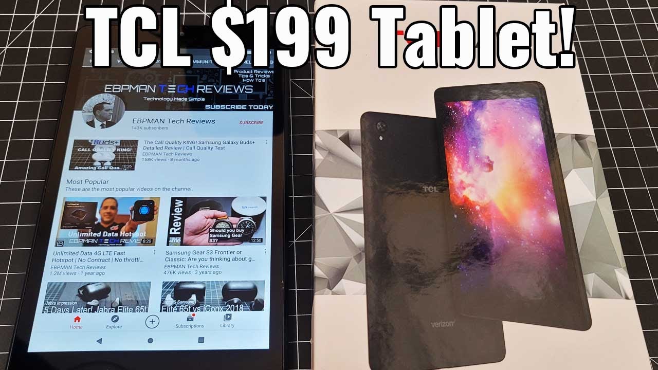 TCL TAB Unboxing and First Impressions! $199 From VERIZON