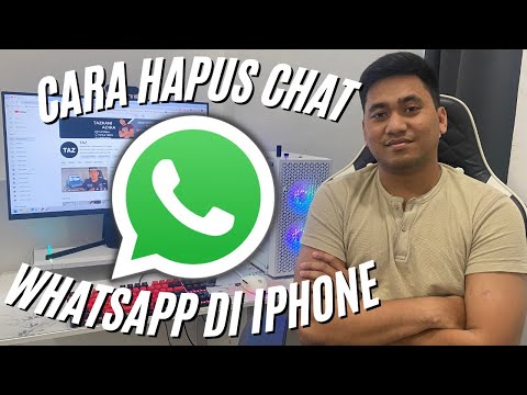 CARA MENGHAPUS CHAT WA DI IPHONE | CARA HAPUS CHAT WHATSAPP IPHONE