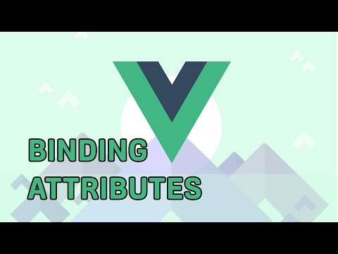 BINDING HTML ATTRIBUTES | VueJS | Learning the Basics