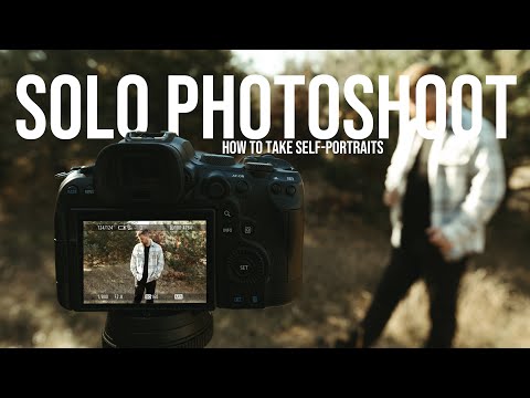 the BEST way to take self-portraits (WITHOUT using a SELF-TIMER)