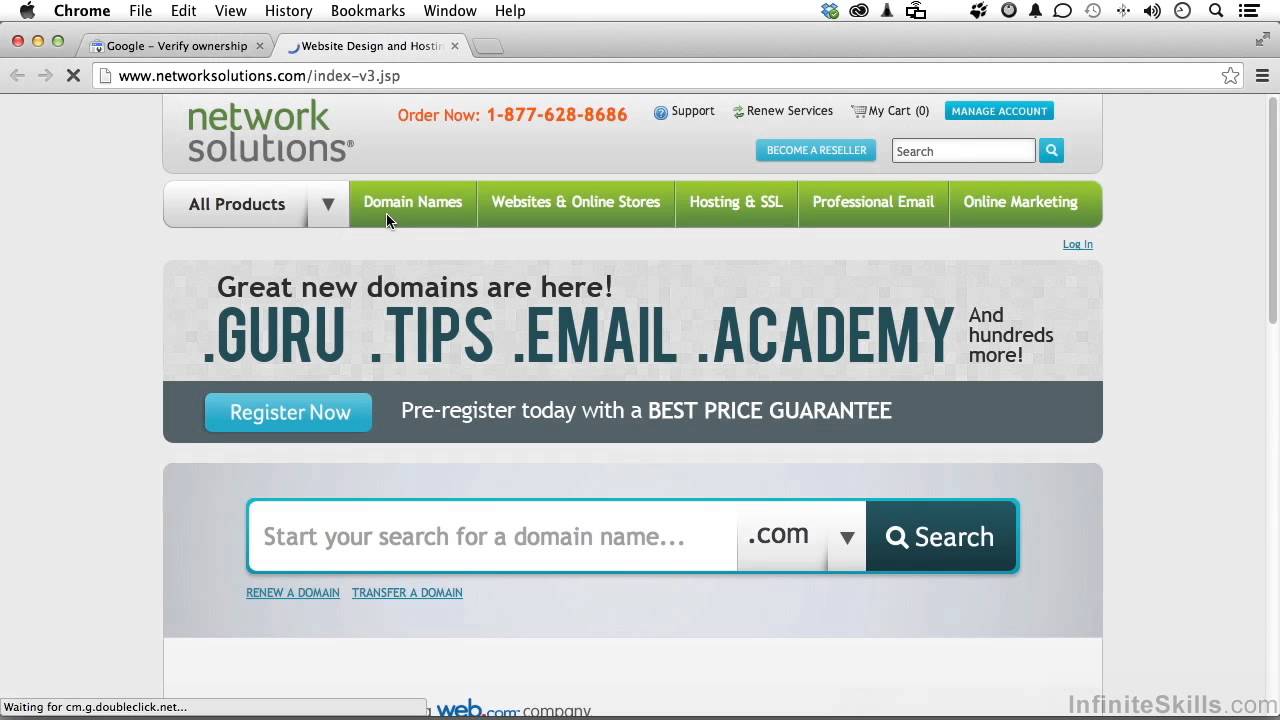 Google Apps for Business Tutorial | Verifying The Domain