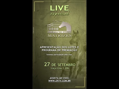 Live Especial Leilão Haras Cruzeiro Matrizes 2022