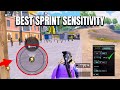 🇨🇳Best SPRINT Sensitivity For 3x Fast Movements & JIGGLES✅❌ | Hezigege666 | PUBG Mobile