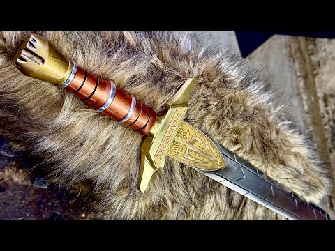 Forging Riptide Sword from Percy Jackson! #percyjackson #sword #blacksmith #blade #tools #art