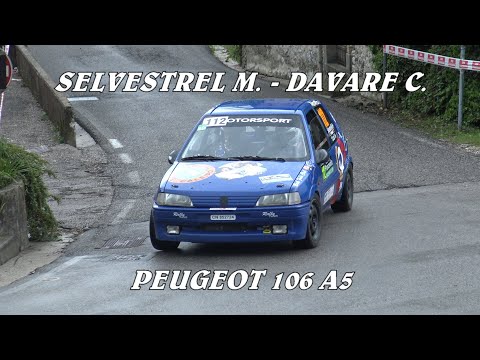 RALLY PIANCAVALLO 2022 | SELVESTREL M. - DAVARE C. | PEUGEOT 106 A5 | VIDEOCLIP + PASSAGGI ESTERNI